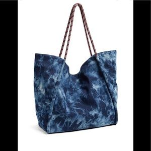Rebecca Minkoff Soft Tie Dye Denim Tote NWT